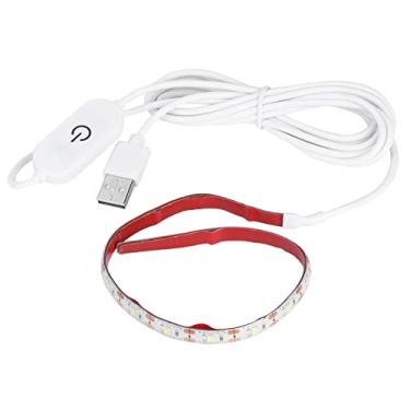 Imagem de Kit de fita de LED para máquina de costura, flexível, alimentada por USB, lâmpada de proteção ocular para trabalhos manuais, ponto de agulha de costura, pintura de joias, placa de circuito, reparos de