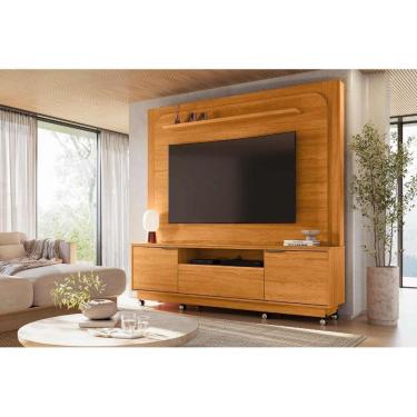 Imagem de Estante Nilo para TV de até 75 polegadas (Com Rodízio) - Cinamomo - Madetec