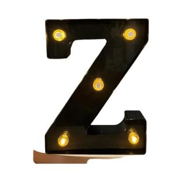 Imagem de Letras E Números De LED Pretos Iluminados Para Decoração De Casa, Bar,