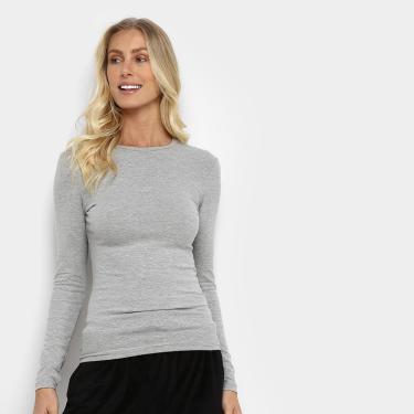 Imagem de Blusa Hering Básica Manga Longa Feminina-Feminino