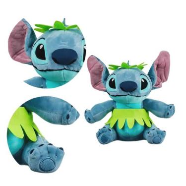 Imagem de Bicho de Pelúcia Stitch Hula Hula com Mecanismo Luz e Som 30cm Multiki