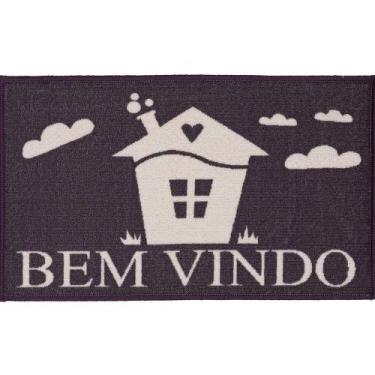 Imagem de Capacho Antiderrapante Clean 35 Cinza 0,45x0,75m - EDANTEX