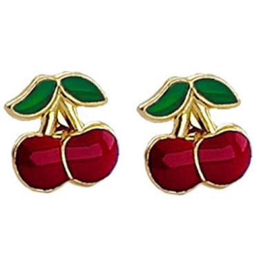 Imagem de Brinco Infantil em Ouro 18k - Cereja - Justino Ribas