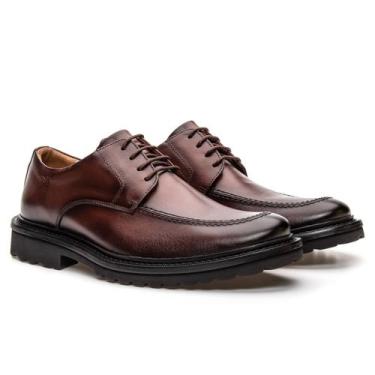 Imagem de Sapato Masculino Brooklin Castanho - Rambourg, 40, Marrom, Masculino
