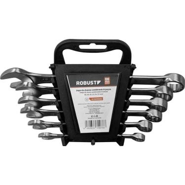 Imagem de Jogo De Chaves Combinadas, 8,0 Mm A 17,0 Mm, Com 6 Peças, S09105006 3370078, Robust Ostenvonder