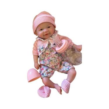 Imagem de Boneca De Silicone Reborn Menina Vivienne De 13 Polegadas Feita À Mão 