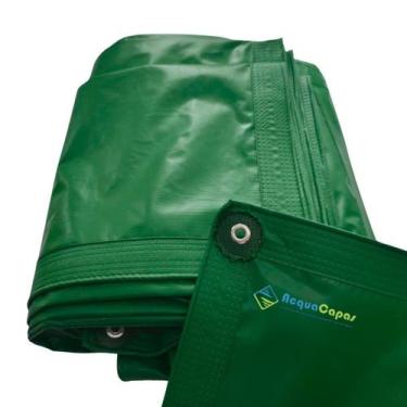 Imagem de Lona Poliéster 6X4 Grossa 500 Micras Multiuso Verde - Acquacapas