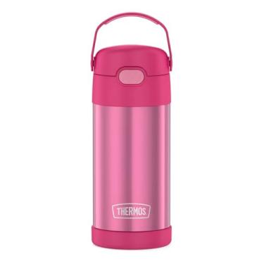 Imagem de Thermos Garrafa infantil Carros Funtainer, aço inoxidável, 354 ml, rosa
