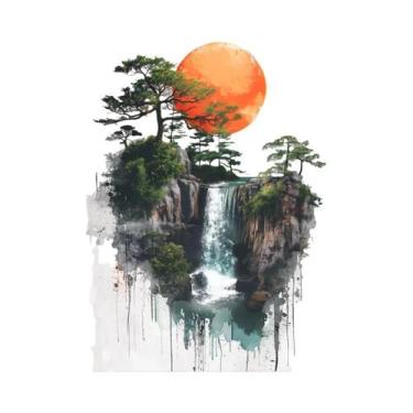 Imagem de Pôster De Arte Paisagística Japonesa Samurai Geisha Bonsai Torii Gate 