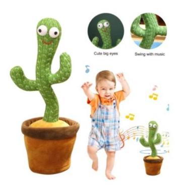 Imagem de Cactus Dançante de Pelúcia, com Musica, Cacto que Toca Musica e Dança,