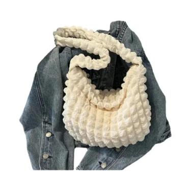 Imagem de Bolsa De Ombro Feminina Grande Capacidade Com Estampa Xadrez E Design 