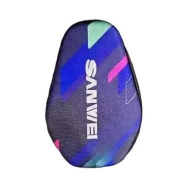 Imagem de Estojo Para Raquete De Tênis De Mesa Em Tecido Oxford Durável, Capa Rí