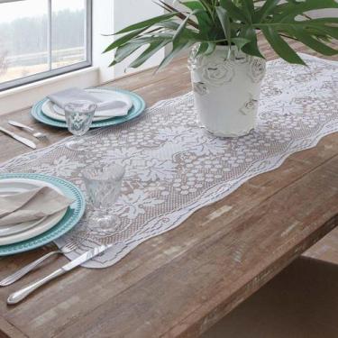 Imagem de Caminho De Mesa Uva Em Renda 1,47m X 40cm 100% Poliéster - Uva - VILEL
