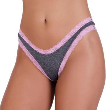 Imagem de Tanga Conforto Cor:Rosa HeraTamanho:M - Thabie Lingerie, Rosa hera, M