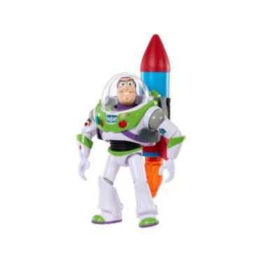 Imagem de Toy Story Buzz Lightyear 28cm Foguete Resgate 35 sons Mattel, Toy Stor