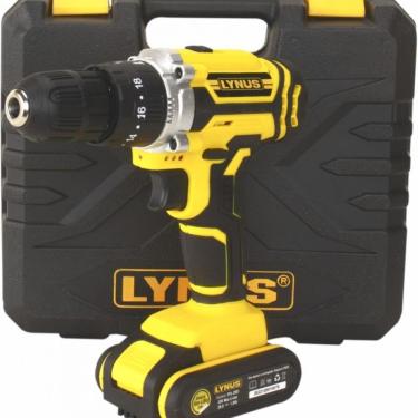 Imagem de Parafusadeira Com Impacto 20v 1350 Rpm Com Carregador Bateria Maleta Pfl-20ci Lynus