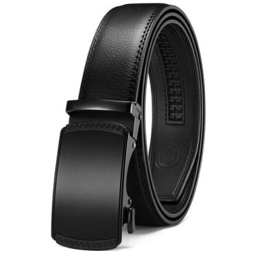 Imagem de Cinto CHAOREN: cinto de couro com catraca para homens, ajuste personal