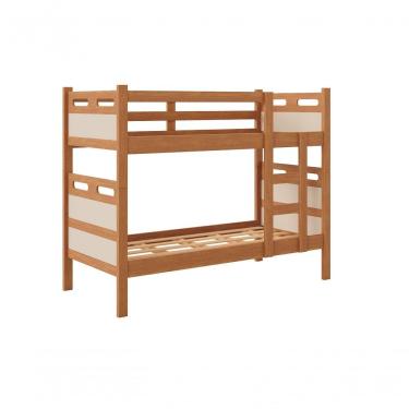 Imagem de Beliche Solteiro Jaspe com Cama Auxiliar 2 Camas MDF 156x94x204cm Fênix Móveis