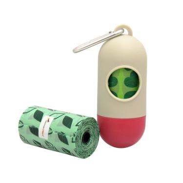 Imagem de Dispenser e Refil Cata Caca Germanhart Bio Folhas para Cães e Gatos Biodegradável com 1...