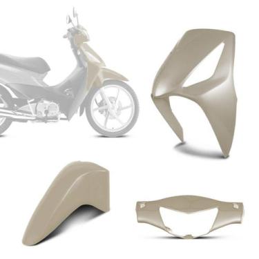 Imagem de Kit Carenagem 3 Peças Pro Tork Biz 125 2006 2007 2008 2009 2010, Único