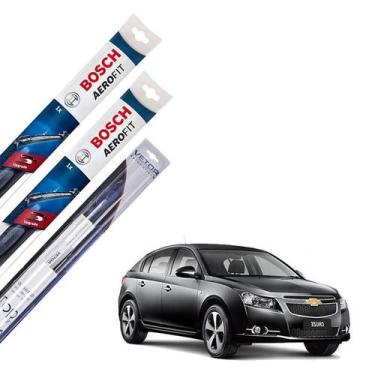 Imagem de Kit Limpador Parabrisa Cruze 2012 2013 2014 2015 Diant+Tras - Bosch e 