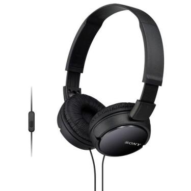 Imagem de Fone de Ouvido Sony Professional MDR-ZX110AP Extra Bass Preto