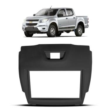 Imagem de Moldura Central Painel S10 Trailblazer Dvd 2 Din Multimidia - Ludovico