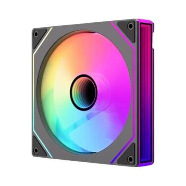 Imagem de Ventilador De Gabinete Gamer ARGB PWM De Alta Pressão 140MM 1500RPM 5V