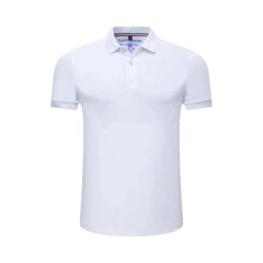 Imagem de Camisas Polo Masculinas De Manga Curta, Casuais, Em Cores Sólidas, Mod