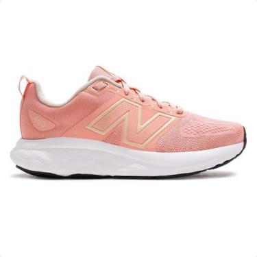 Imagem de Tênis New Balance 460 V4 Feminino, 34, Coral, Branco