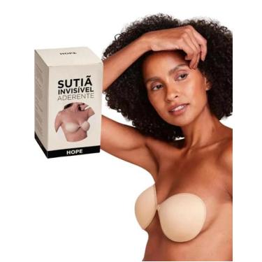 Imagem de Sutia Invisivel Aderente Sem Costura sem alça Hope, M, Nude