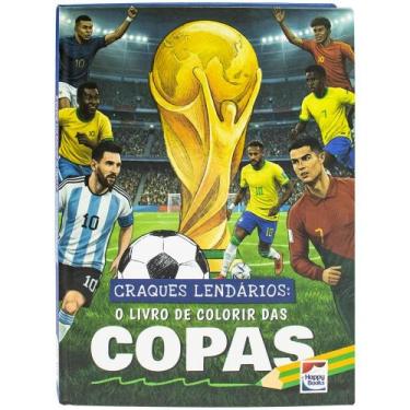 Imagem de Livro - Craques Lendários: Livro de Colorir das Copas, O