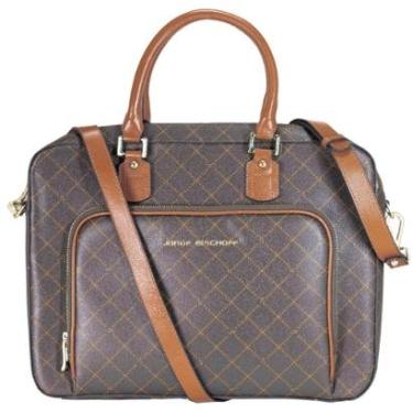 Imagem de Bolsa Pasta Feminina Jorge Bischoff Monograma JB Notebook Premium Viagem Executiva 0085...