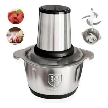 Imagem de 3 LITROS MOEDOR DE CARNE 220V AÇO INOX 304+ Descascador - MOEDOR 3 LIT