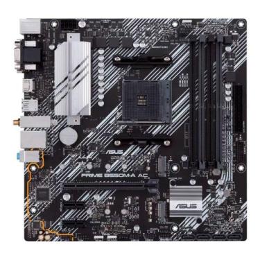 Imagem de Placa-Mãe ASUS PRIME B550M-A AC, AMD AM4, mATX, DDR4, Wi-fi, Preto - 9