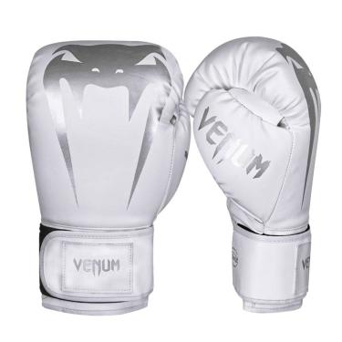 Imagem de Luva de Boxe Venum Giant Full Logo Pro - Branco