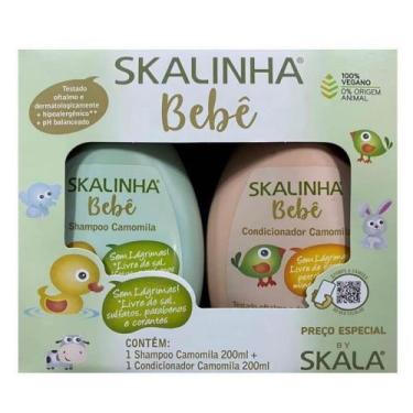Imagem de Shampoo e Condicionador Skalinha Bebê Skala Camomila Recém-nascido 200
