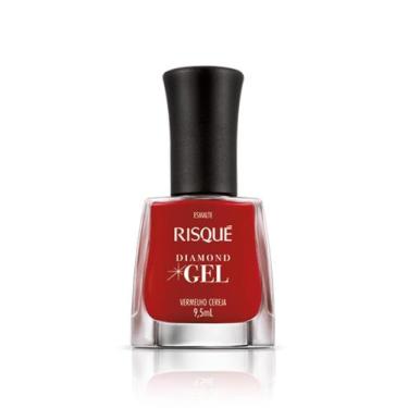 Imagem de Esmalte Risque Efeito Gel Vermelho Cereja
