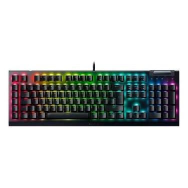 Imagem de Teclado Mecânico Gamer Razer Blackwidow V4 X, Chroma RGB, Switch Yello