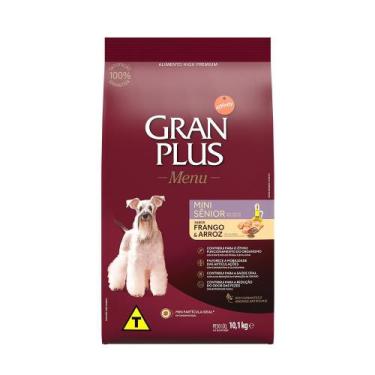 Imagem de Ração GranPlus Cães Sênior Porte Mini Frango & Arroz 10Kg - Brf