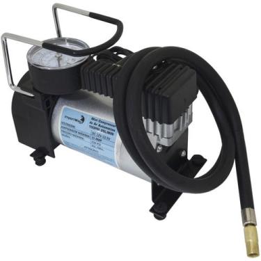 Imagem de Mini Compressor de Ar Automotivo Portátil 12V 150 Psi com 3 Adaptadore