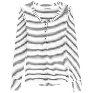 Imagem de blusa básica manga longa - Doce Trama, Branco, P