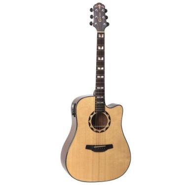 Imagem de Violao Folk Cutaway T/solid Spruce B/s Mogno Eq Cr-t Nv Gloss Hd-520ce