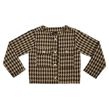 Imagem de Jaqueta Juvenil Look Jeans Tweed Cáqui, 6