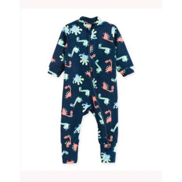 Imagem de Macacão Infantil Roupa Bebê Infantil Macaquinho Pijama Longo Comprido 