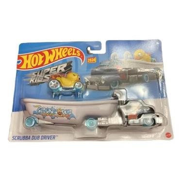 Imagem de Hot Wheels Super Rigs Scrubba Dub Driver Agua - MATTEL
