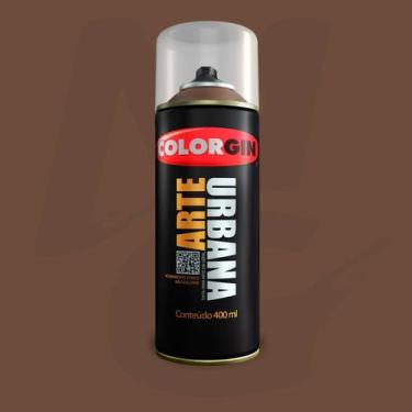 Imagem de Tinta Spray 400ml Arte Urbana Colorgin Alta Cobertura, Canela
