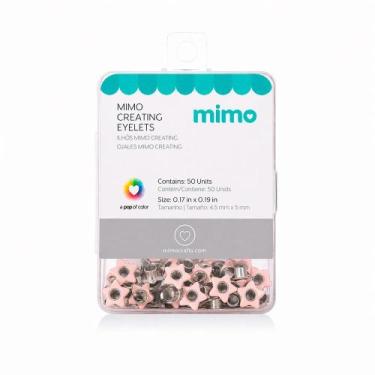 Imagem de Ilhós Mimo Creating - Estrela - Rosa Candy - 5 mm - 50 Unids