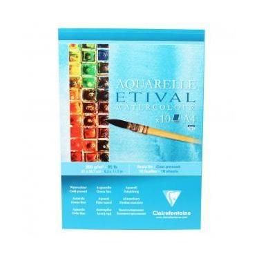 Imagem de Bloco para Aquarela Clairefontaine Etival 200g/m² A4