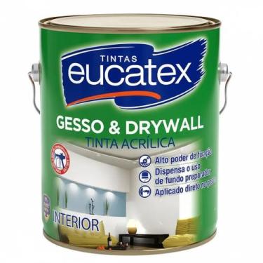Imagem de Tinta Gesso e Drywall 3,6L - Eucatex (5400098.01)